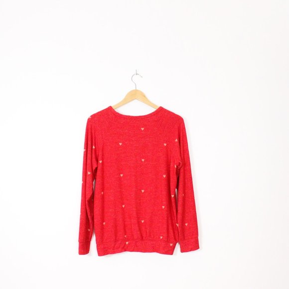 *H&M Red Heart Long Sleeve Sweater - Picture 6 of 6